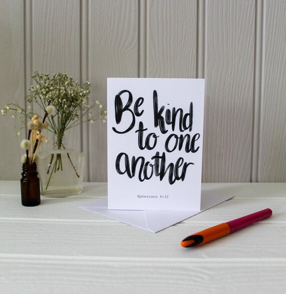 DISCONTINUED - Bible Verse Card - Ephesians 4 v 32