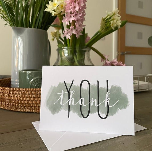 Thank you card