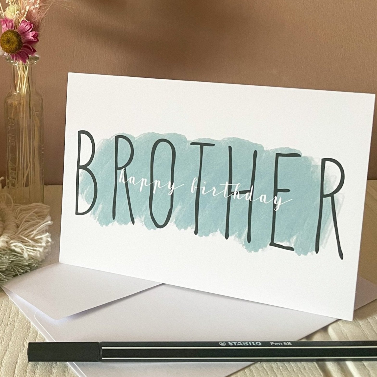 Happy birthday card for brother