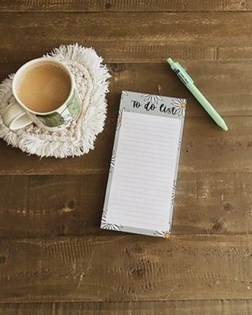IMPERFECT - Daisies To Do List Notepad