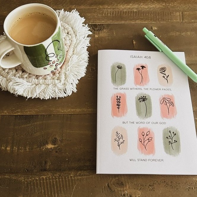 Isaiah 40 v 8 A5 Notebook