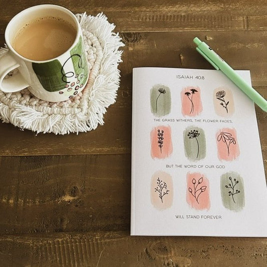 Isaiah 40 v 8 A5 Notebook