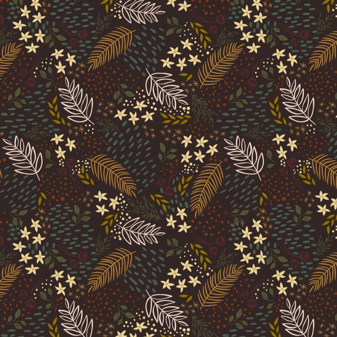 Floral and Foliage Illustrations Wrapping Paper (PRE-ORDER)