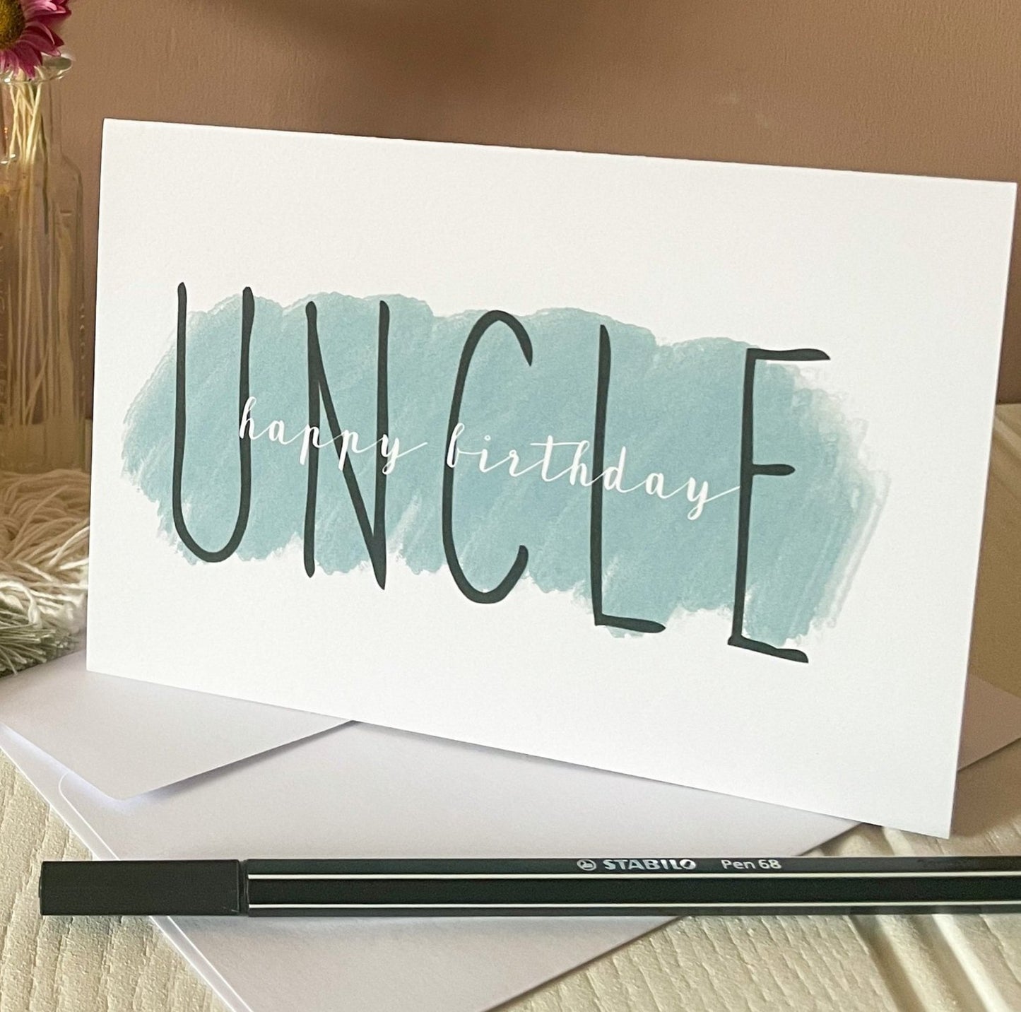 Happy Birthday Uncle - Birthday card