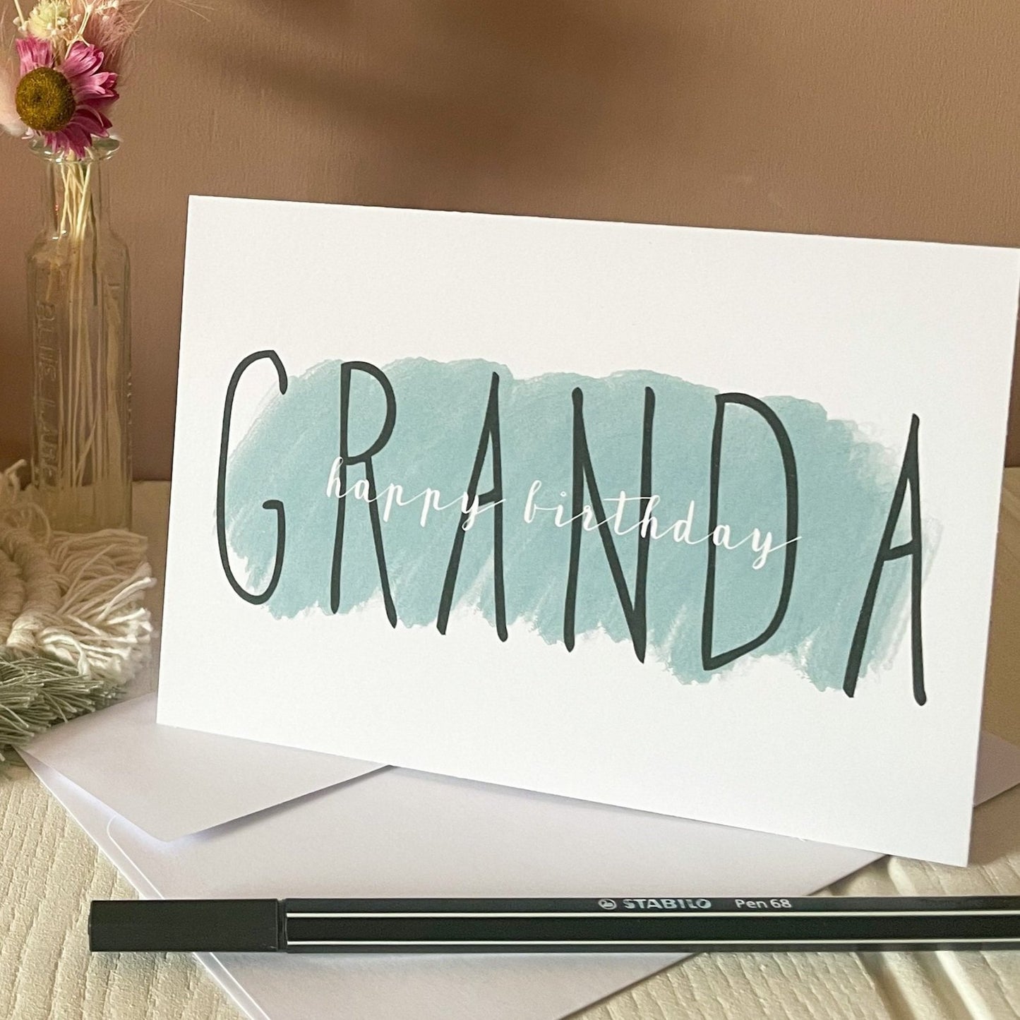 Happy birthday granda birthday card
