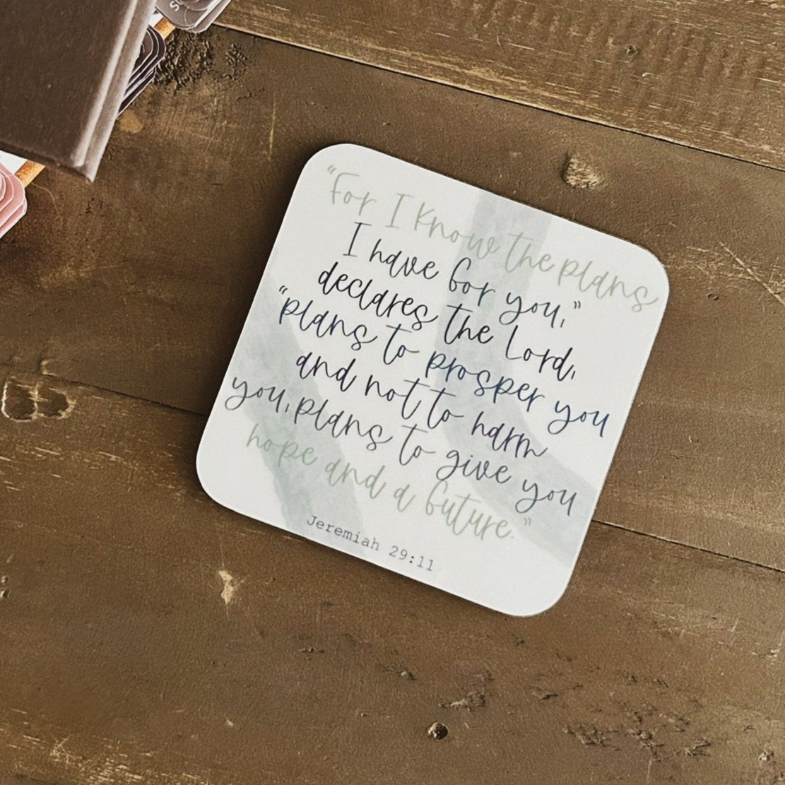 jeremiah 29v11 coaster