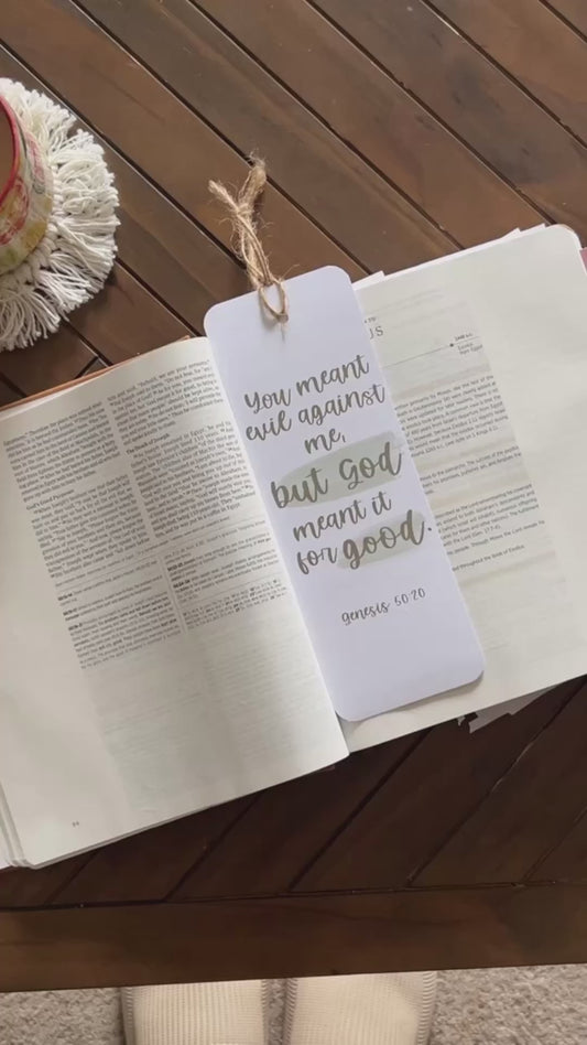 Genesis 50:20 Bible verse bookmark